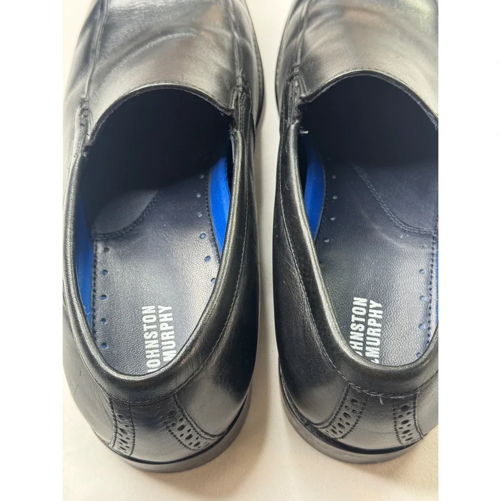 Johnston & Murphy Stockton Venetian Loafer, Men's Size 11.5 M, Black MSRP $149‎